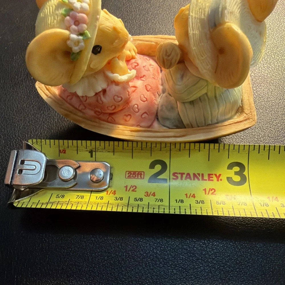 Vintage 1993 Ganz LITTLE CHEESERS Mouse Figurine 